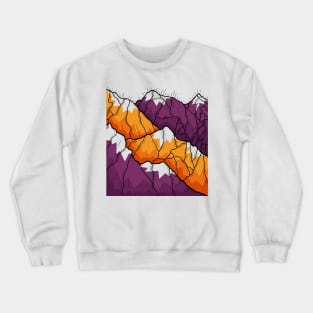 A peak of orange Crewneck Sweatshirt